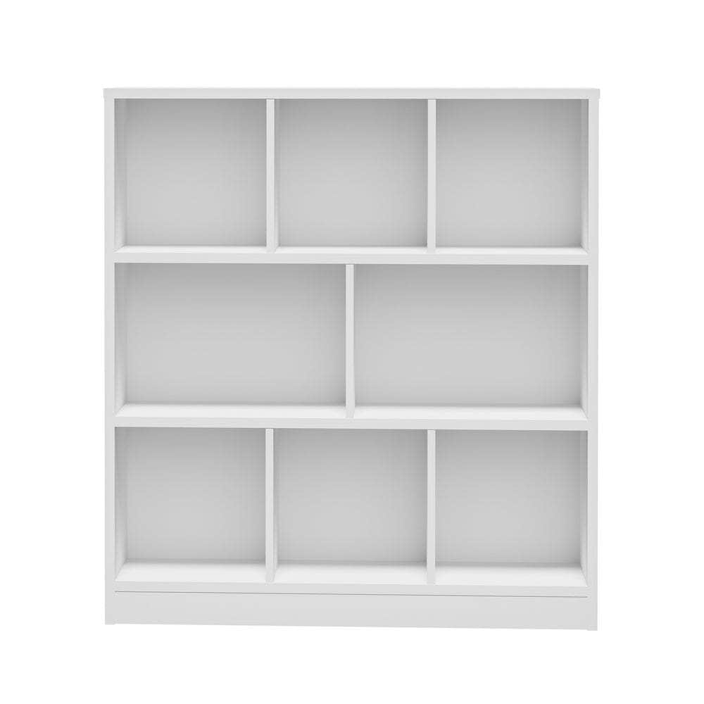 Bookshelf Display Shelves Storage Organizer Black/White/Natural