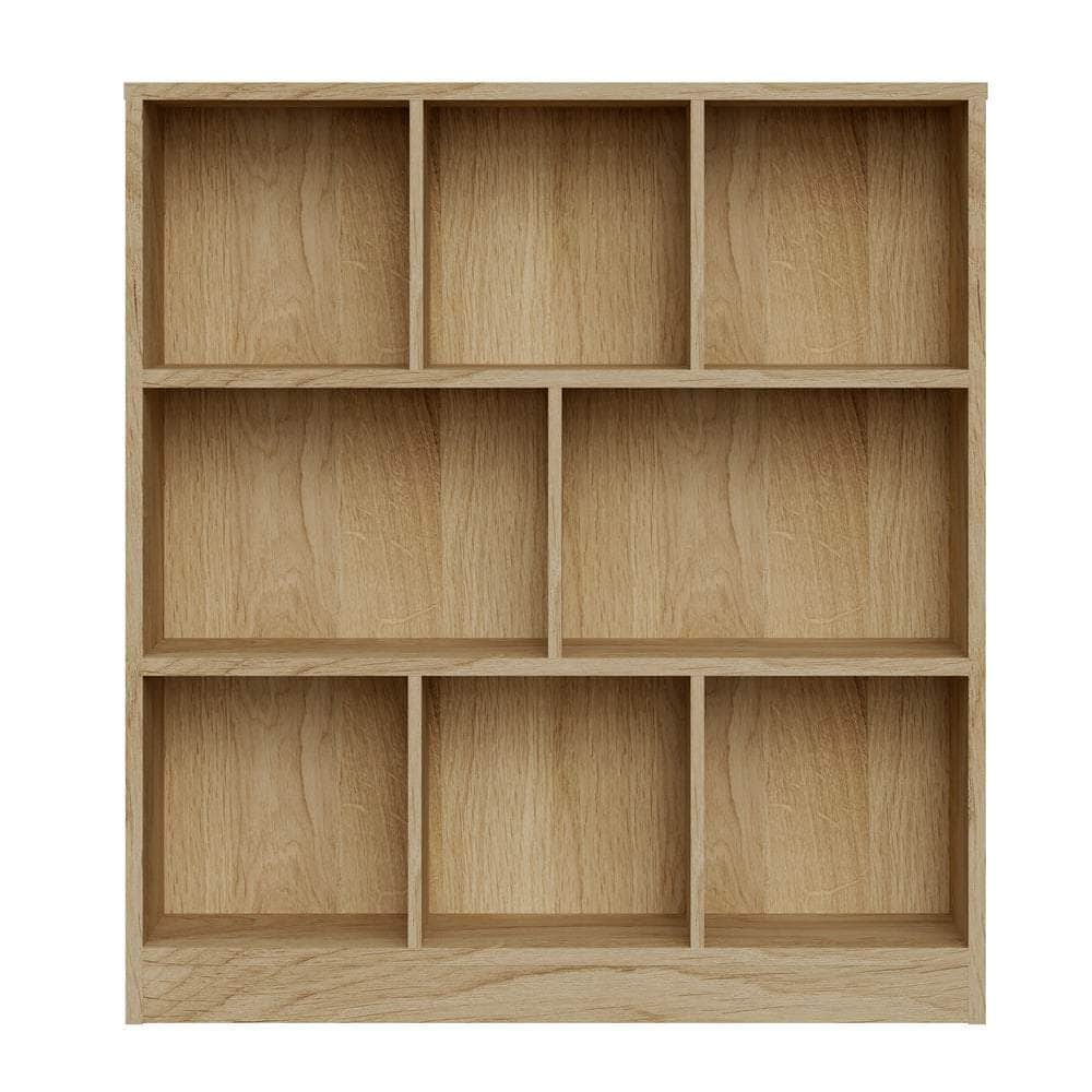 Bookshelf Display Shelves Storage Organizer Black/White/Natural