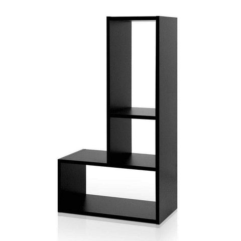 Bookshelf L Shape Diy - Black