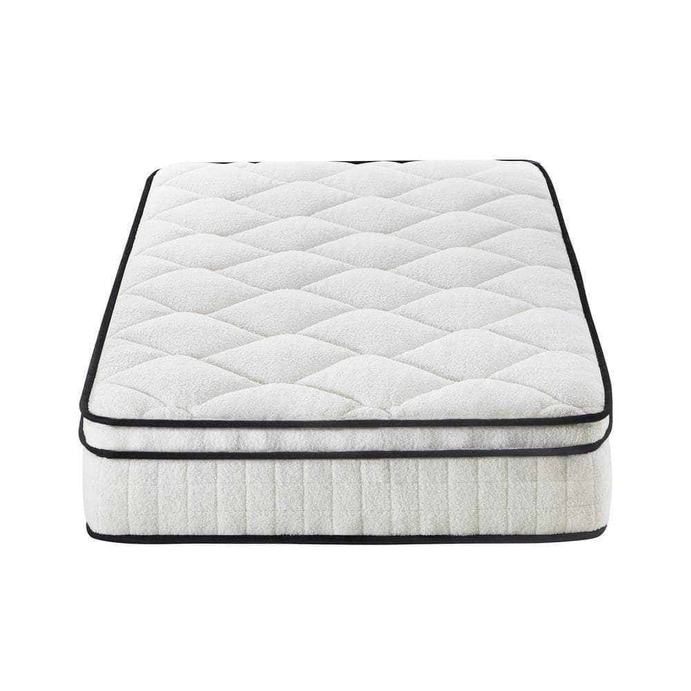 Boucle Single Mattress Memory Foam Pocket Spring Euro Top