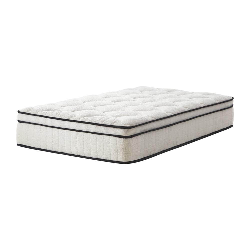 Boucle Single Mattress Memory Foam Pocket Spring Euro Top