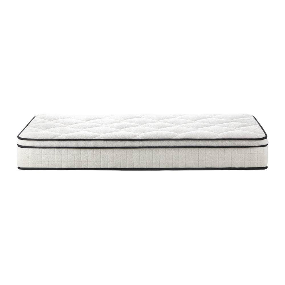 Boucle Single Mattress Memory Foam Pocket Spring Euro Top