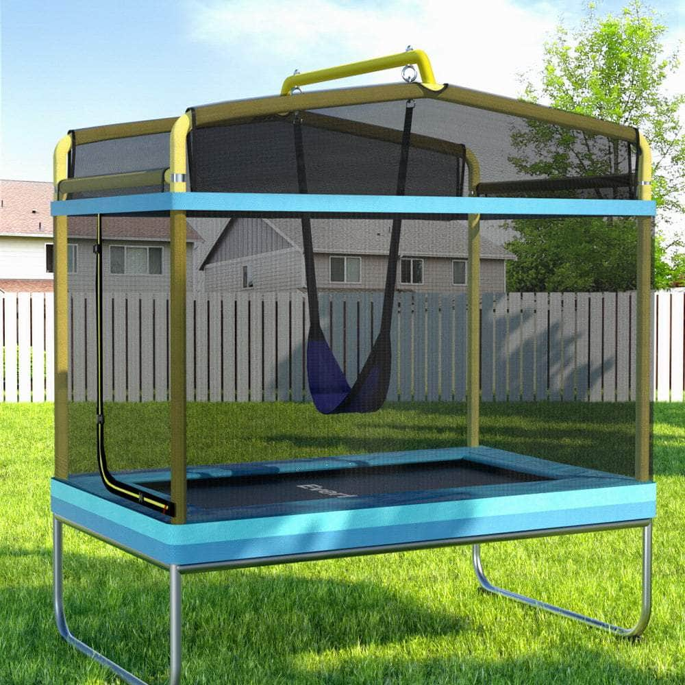 Bounce Swing 6FT Trampoline Adventure with Safety Net