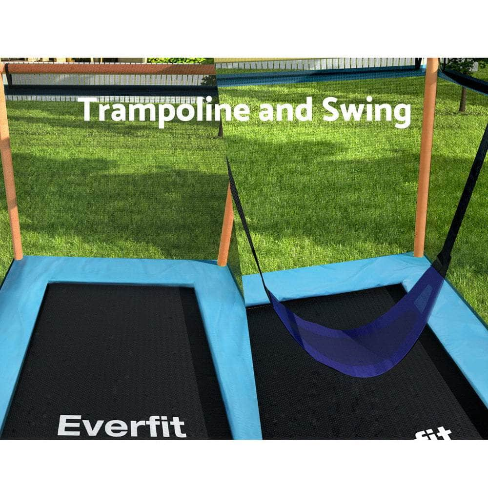 Bounce Swing 6FT Trampoline Adventure with Safety Net