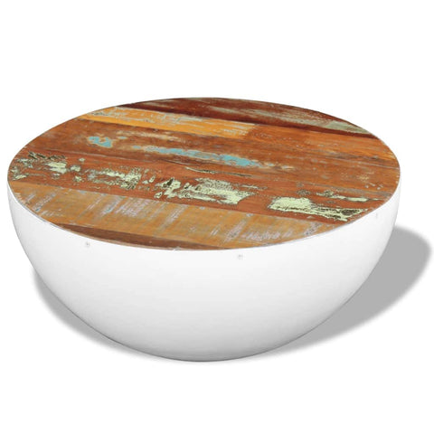 Bowl Shaped Coffee Table Solid Reclaimed Wood