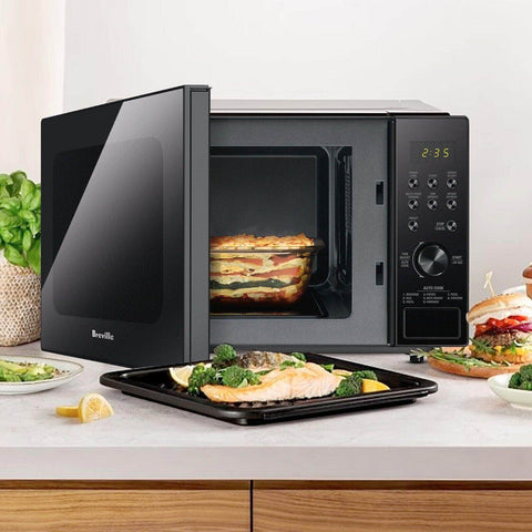 "Breville Flatbed™ Microwave Oven, 30% More Space, Multi Cook