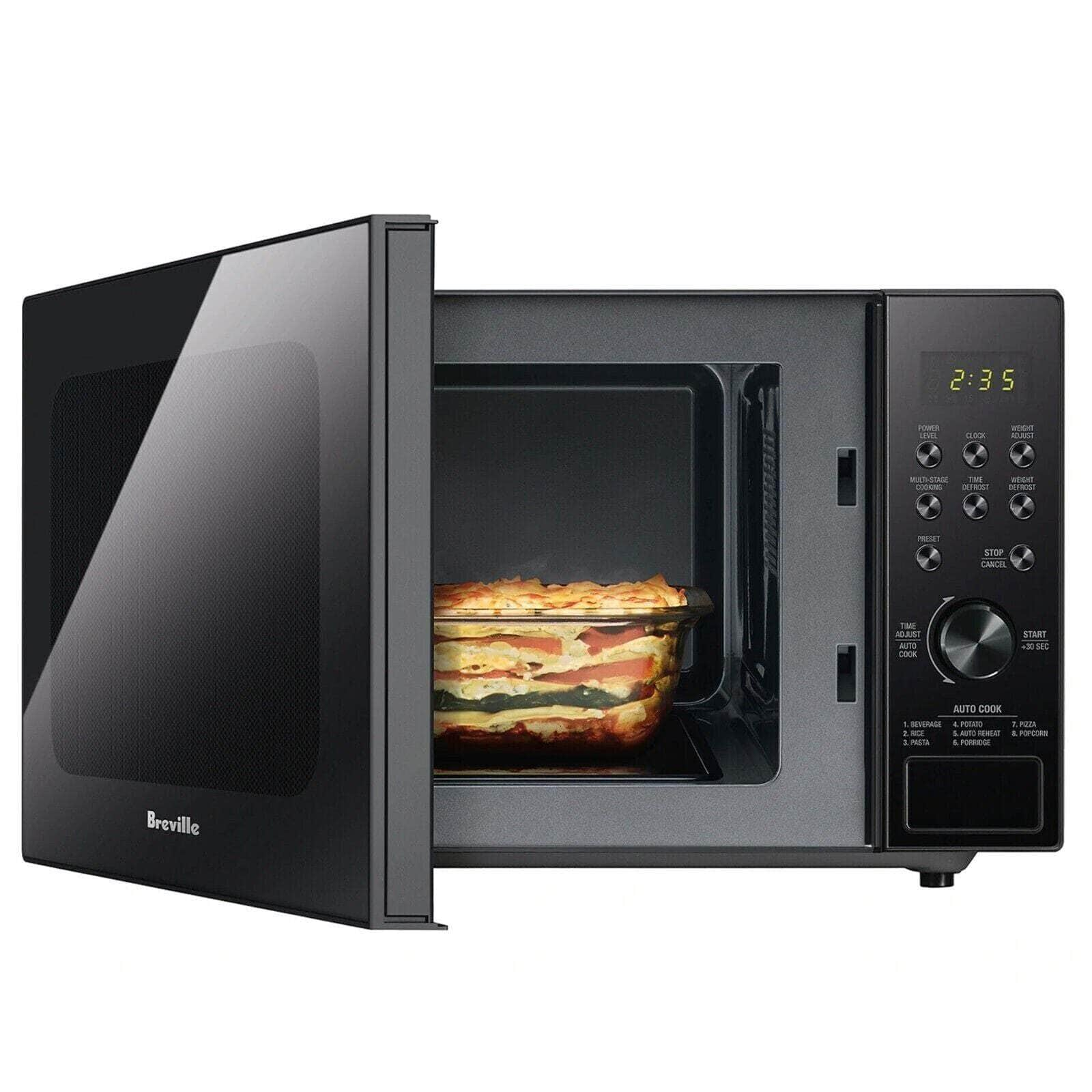 "Breville Flatbed™ Microwave Oven, 30% More Space, Multi Cook