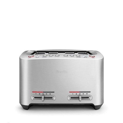 Breville the Smart Toast Toaster, 4 Slice Wide Silver