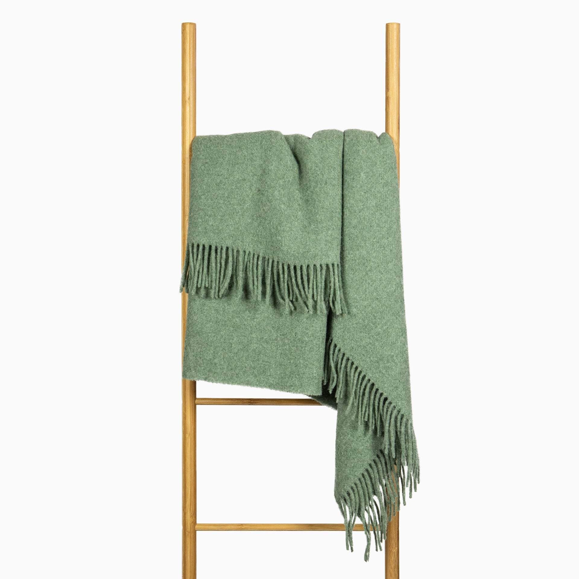 Brighton Throw - 100% Nz Wool - Sage