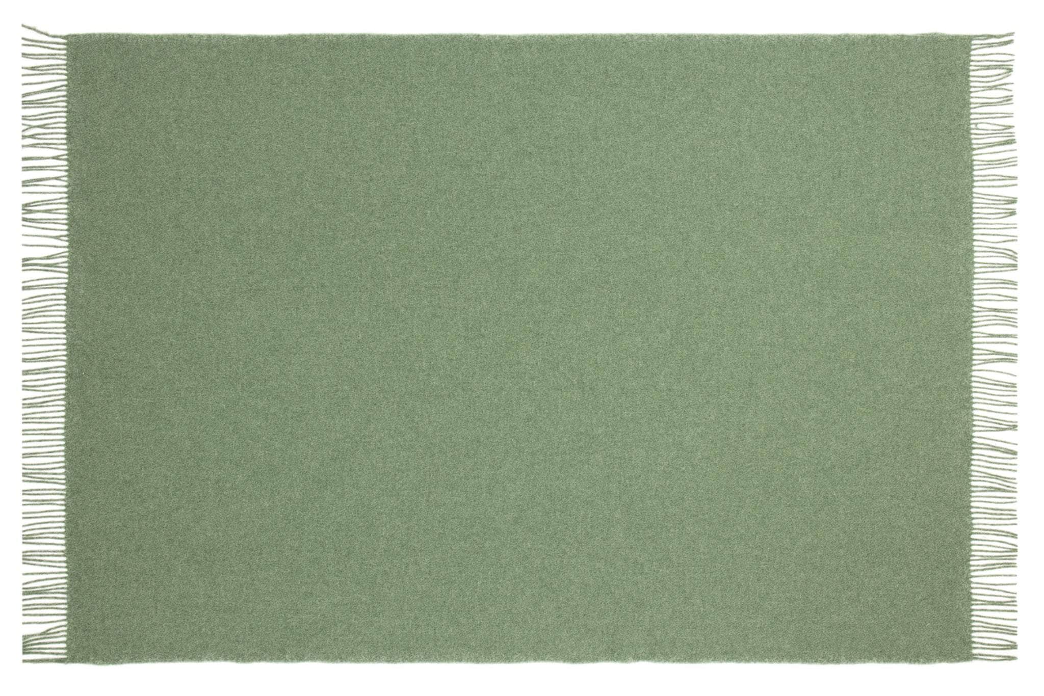 Brighton Throw - 100% Nz Wool - Sage