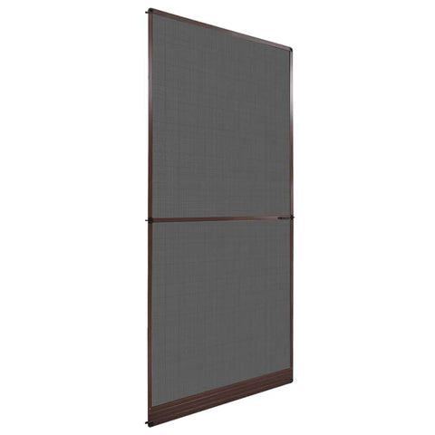 Brown-Hinged Insect Screen for Doors M