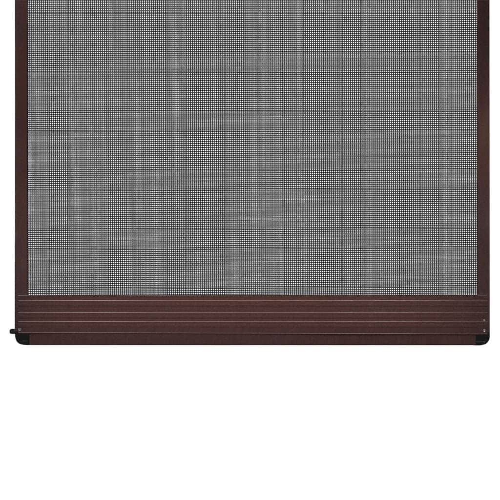 Brown-Hinged Insect Screen for Doors M