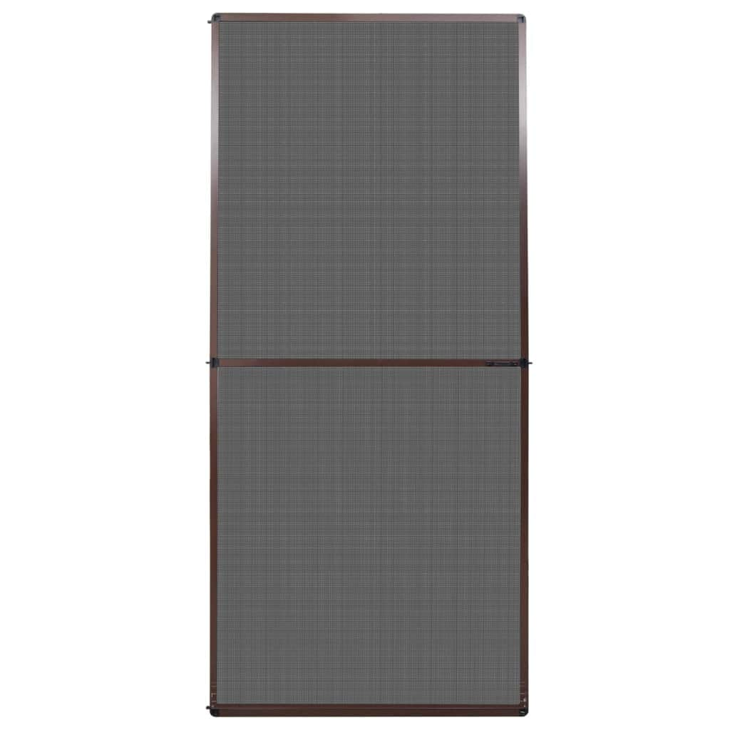 Brown-Hinged Insect Screen for Doors M