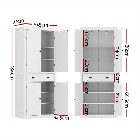 Buffet Sideboard Cupboard Cabinet White