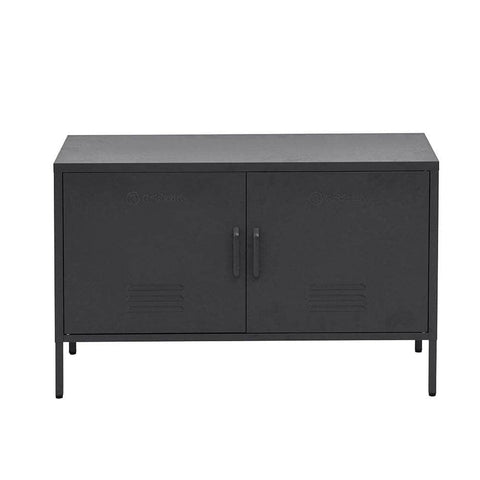 Buffet Sideboard Metal Cabinet - BASE Charcoal/Green/Pink/White