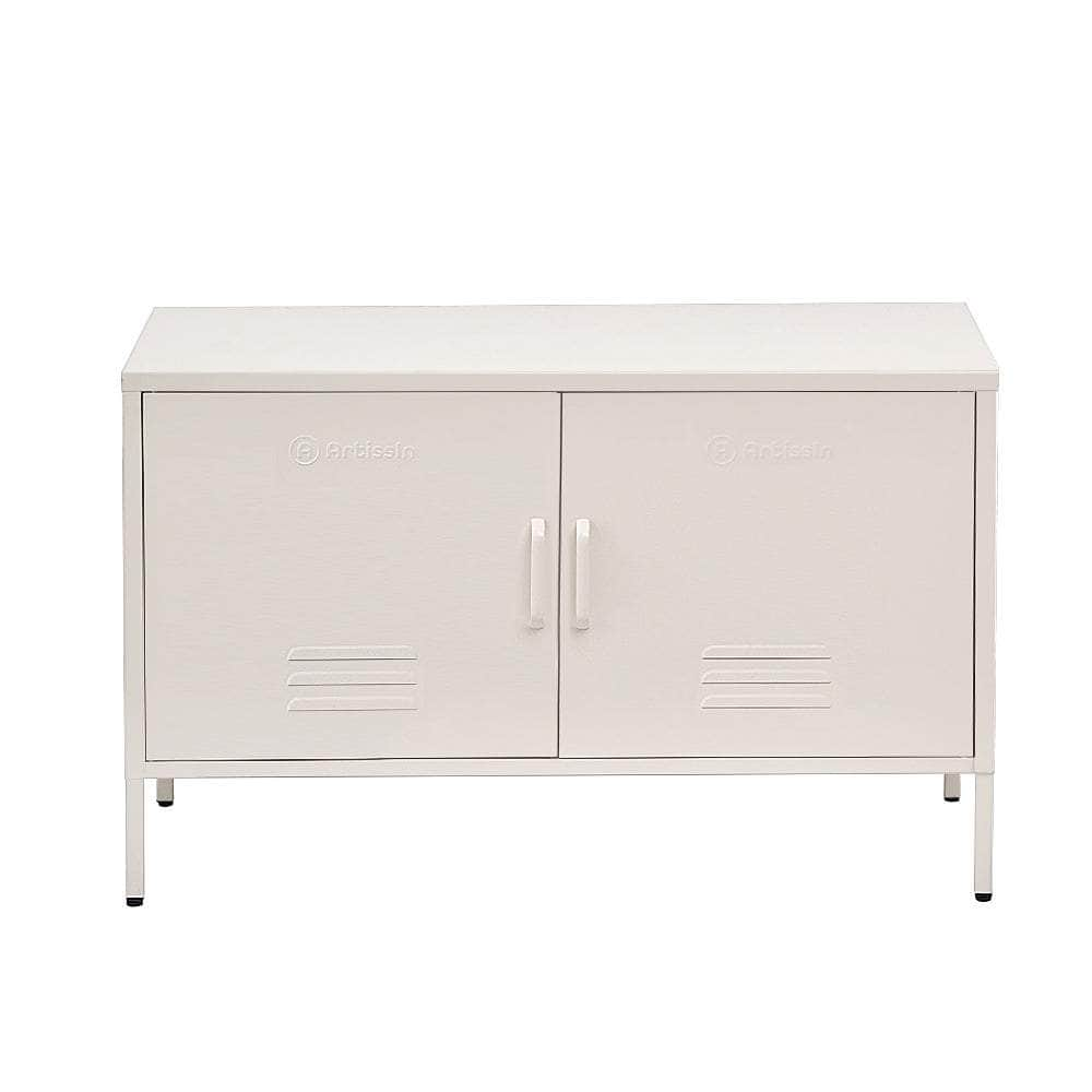 Buffet Sideboard Metal Cabinet - BASE Charcoal/Green/Pink/White