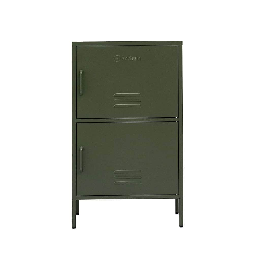 Buffet Sideboard Metal Cabinet - Double Green