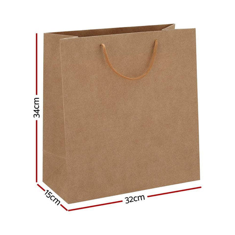 Bulk Kraft Paper Bags - 100PCS Reusable