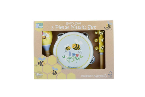 Buzzy Days Bee 3Pcs Musical Set