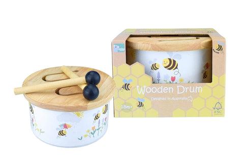 Buzzy Days Bee Wooden Drum