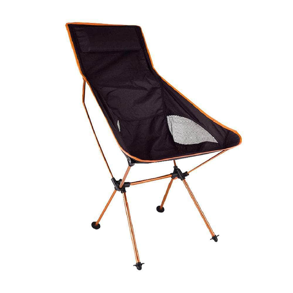 Camping Chair Folding High Back Backpacking Chair With Headrest, Lightweight Portable