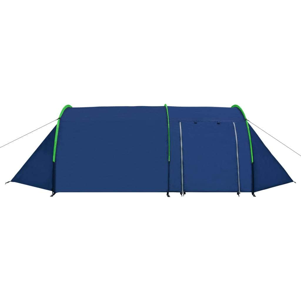 Camping Tent 4 Persons Navy Blue/Green