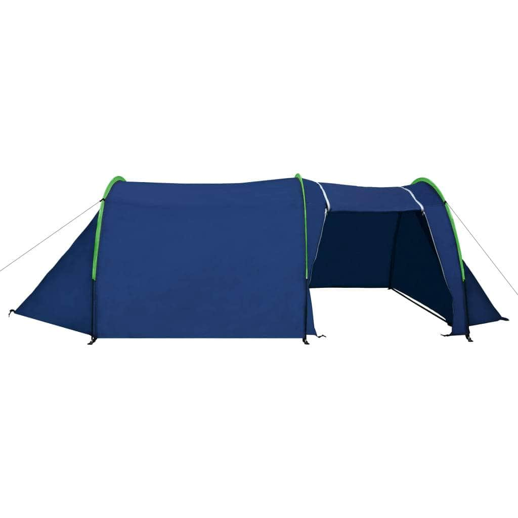 Camping Tent 4 Persons Navy Blue/Green