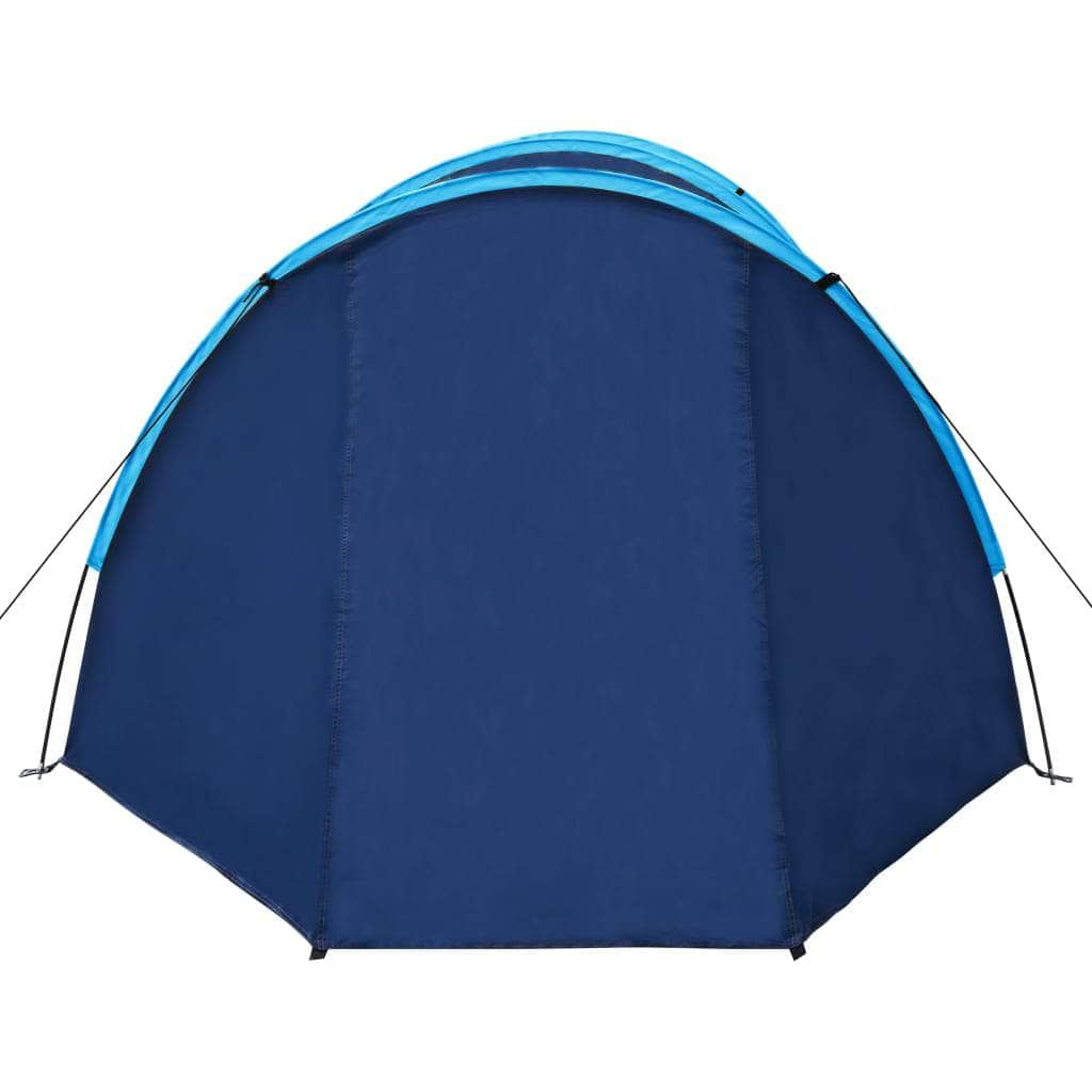 Camping Tent 4 Persons Navy Blue/Light Blue