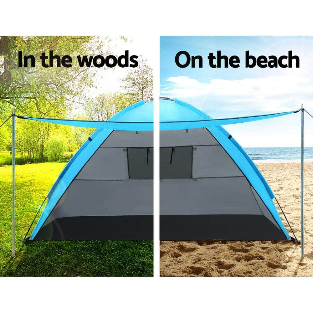 Camping Tent Beach Portable Hiking Sun Shade Shelter Fishing 4 Person