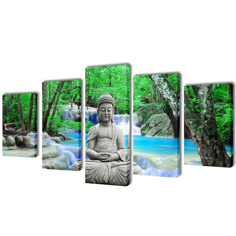 Canvas Wall Print Set Buddha S