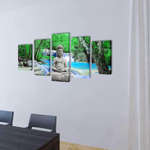 Canvas Wall Print Set Buddha S