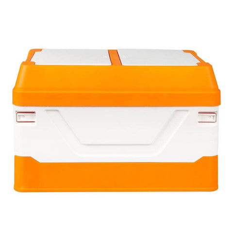 Car Boot Organiser 2 Layer Foldable Orange