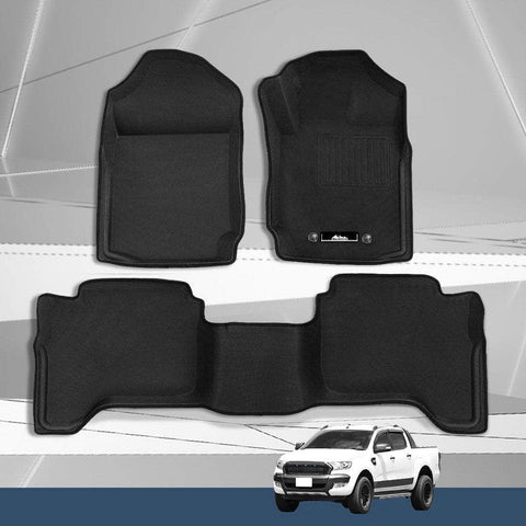 Car Floor Mats Rubber Fits Ford Ranger Px Px2 Px3 Dual Cab 2011-2022 3D