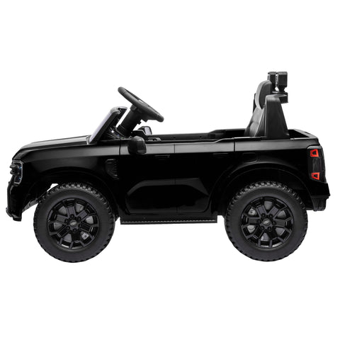 Electric Kids Ride On Car in Black/Blue/Red with Realistic Features