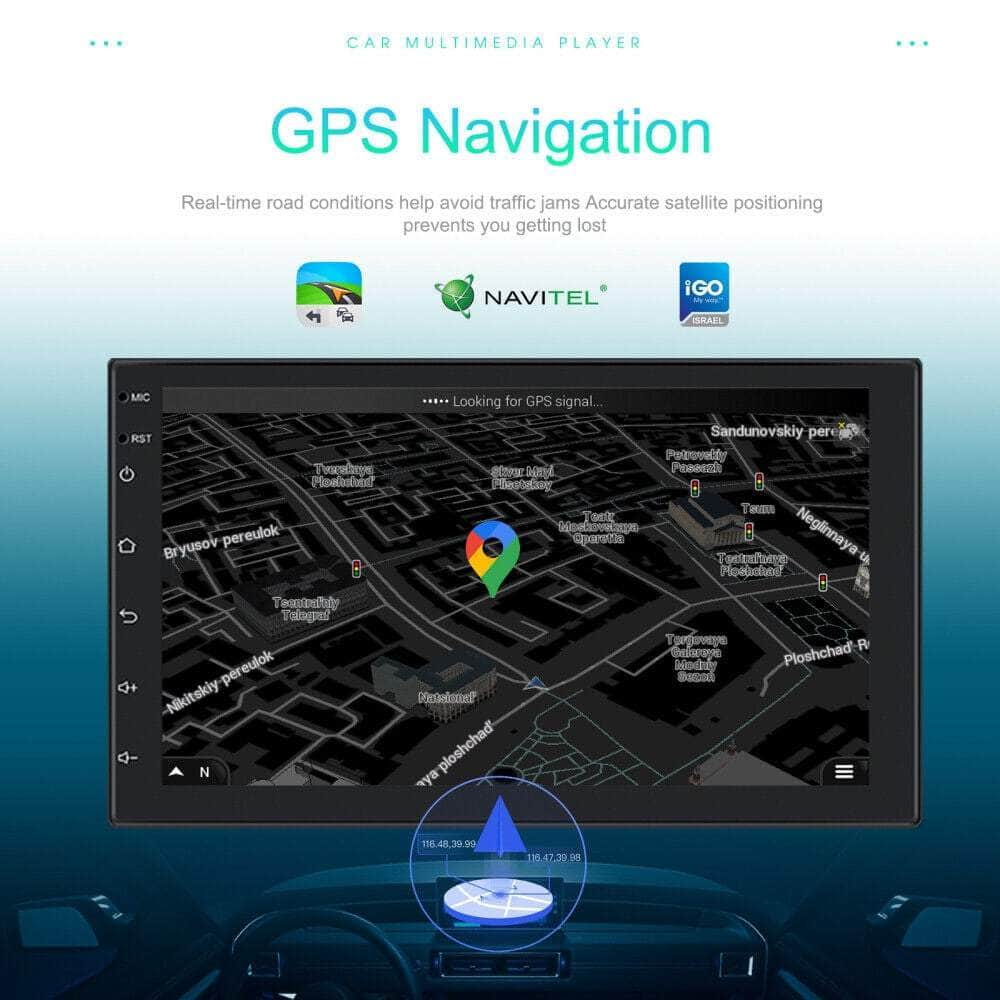 Car GPS Radio: 2 Din Android/Ios Carplay