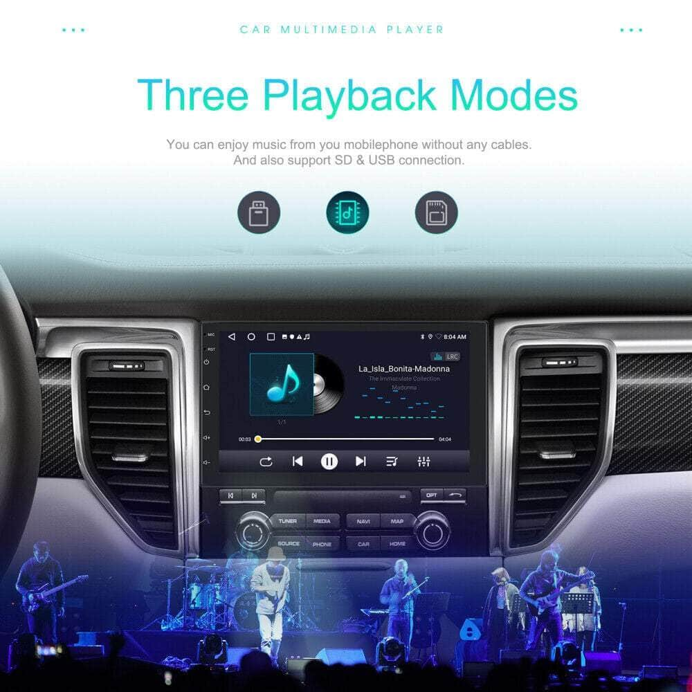 Car GPS Radio: 2 Din Android/Ios Carplay