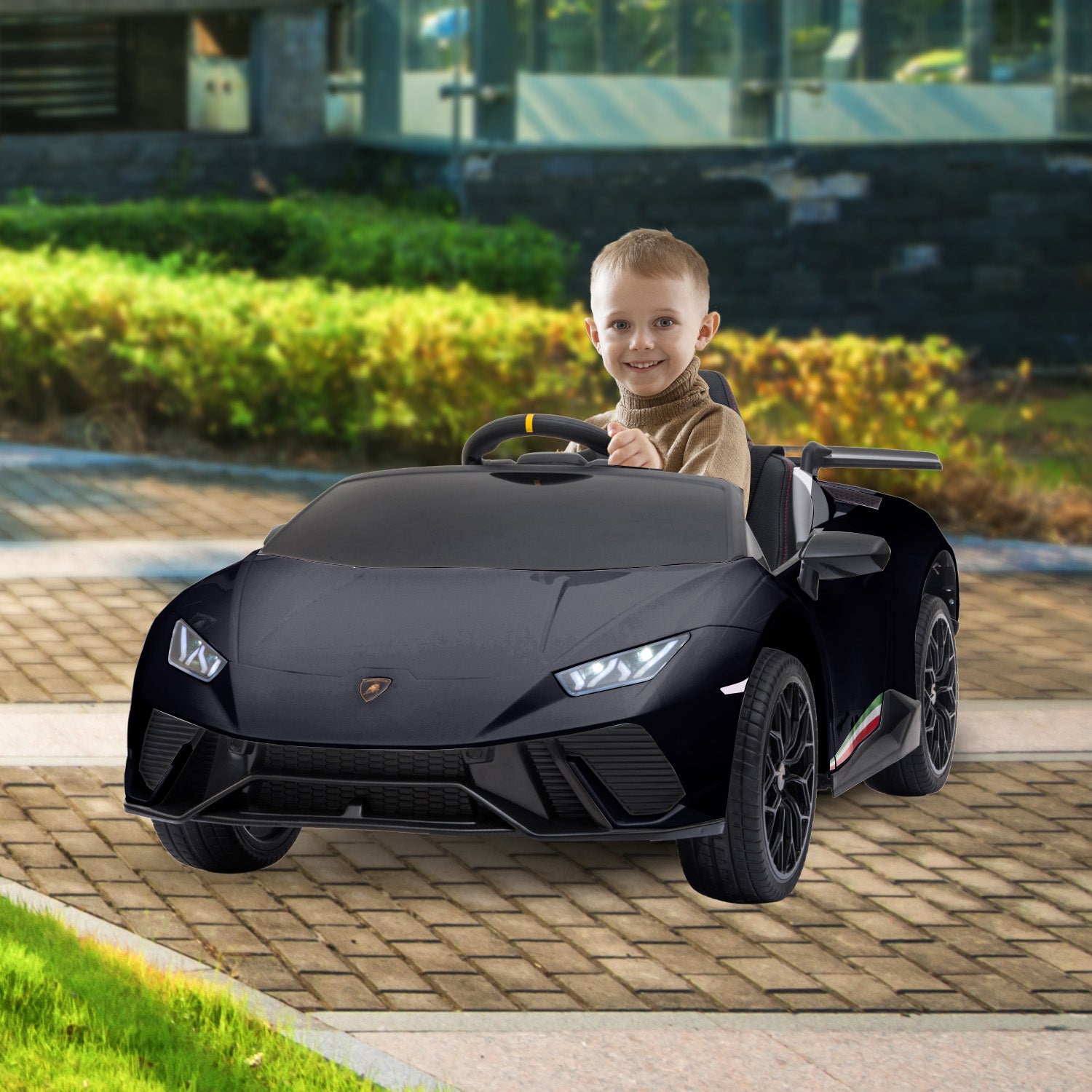 Lamborghini Performante Kids Electric Ride On Car  Black/White/Pink/Yellow