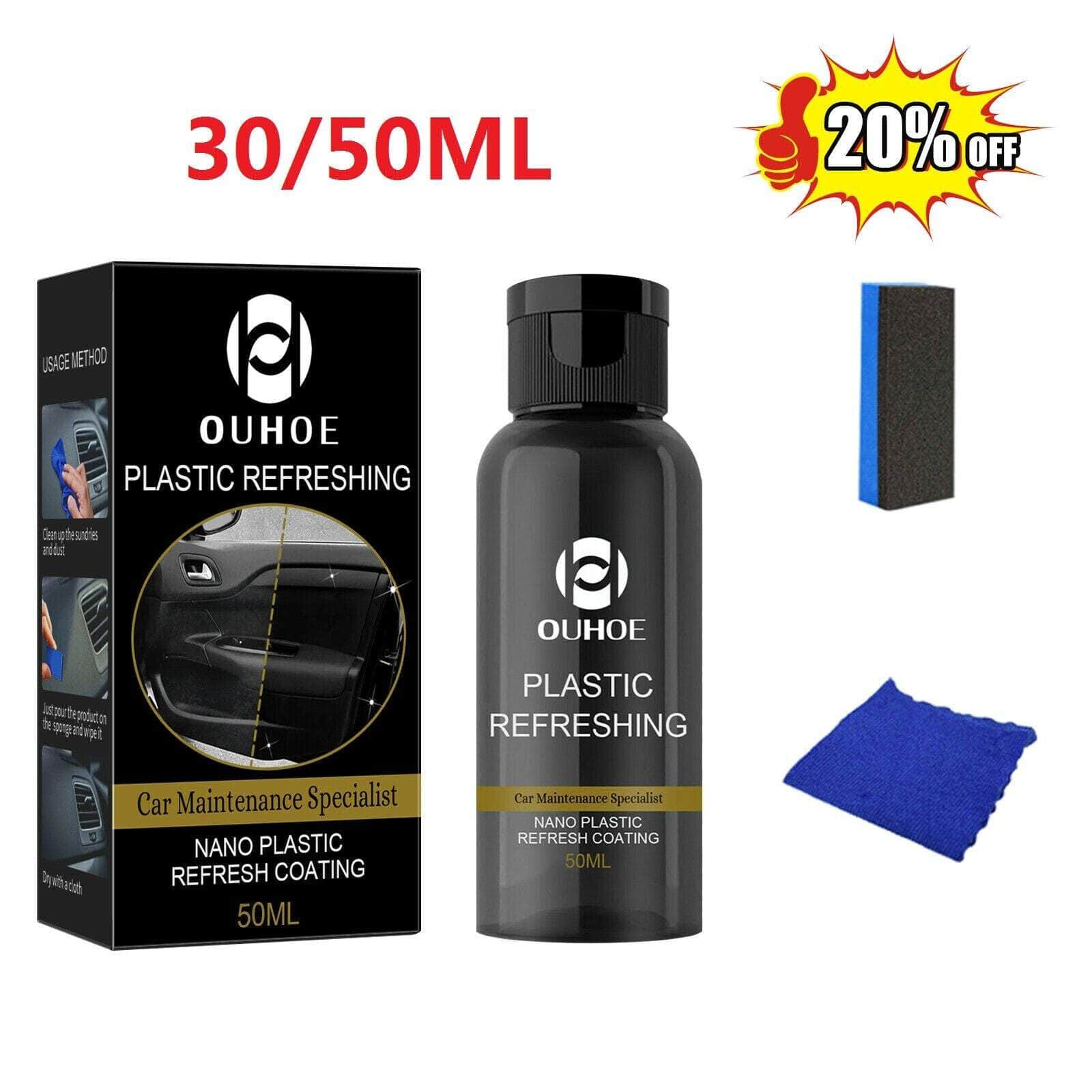 Car Plastic Revitalizing Coating Nano Plastic Parts Refurbish Agent 30ML/50ML7