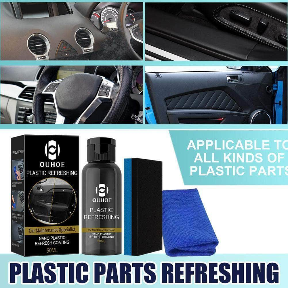 Car Plastic Revitalizing Coating Nano Plastic Parts Refurbish Agent 30ML/50ML7