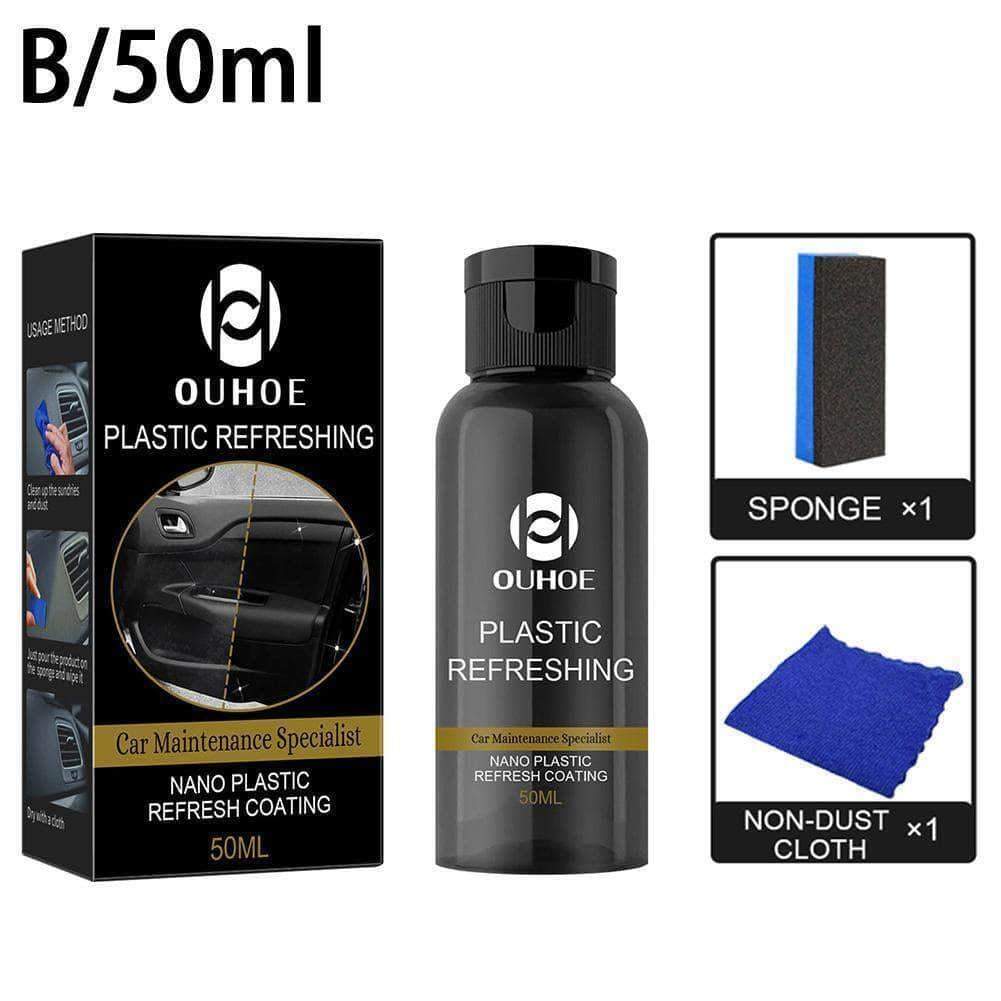 Car Plastic Revitalizing Coating Nano Plastic Parts Refurbish Agent 30ML/50ML7