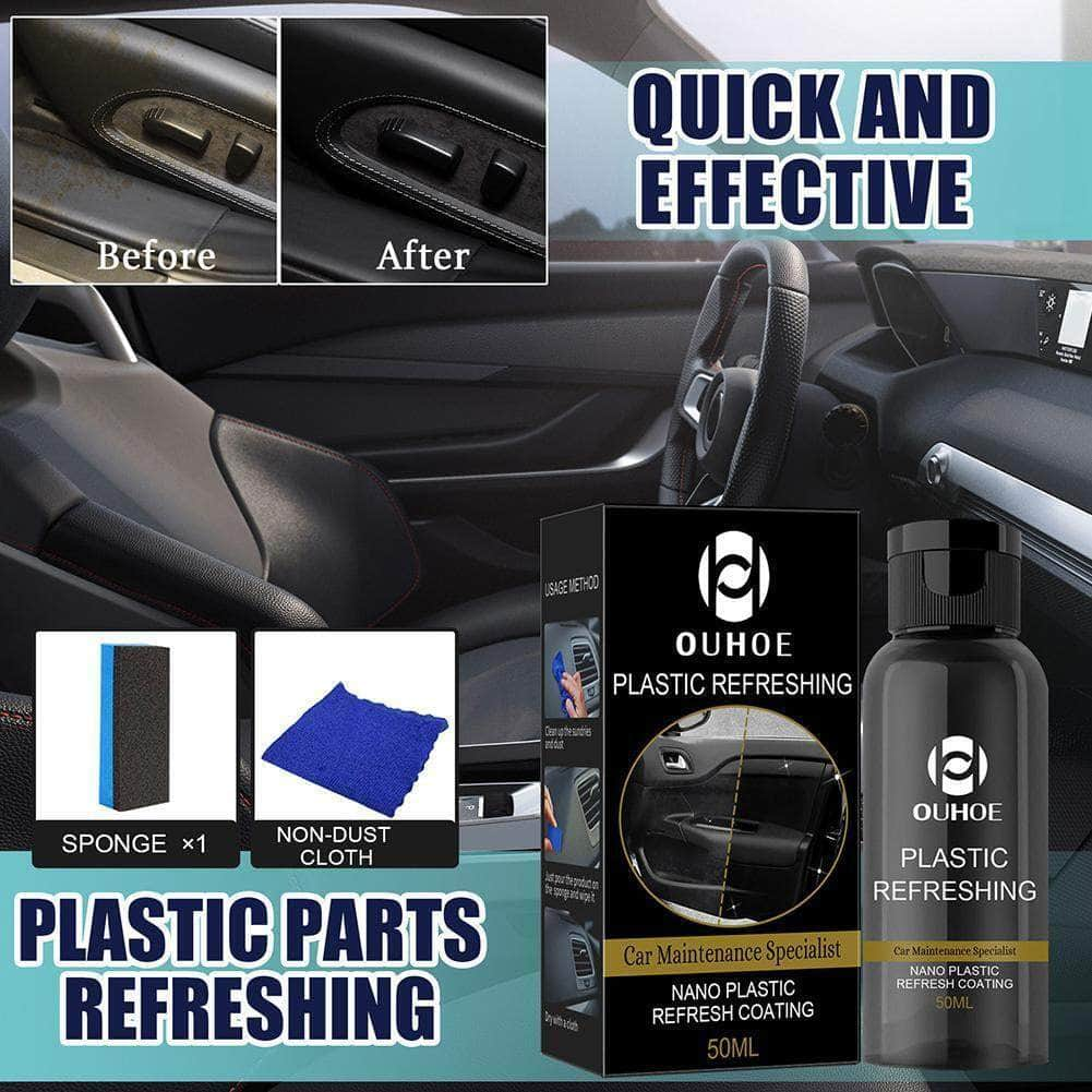 Car Plastic Revitalizing Coating Nano Plastic Parts Refurbish Agent 30ML/50ML7