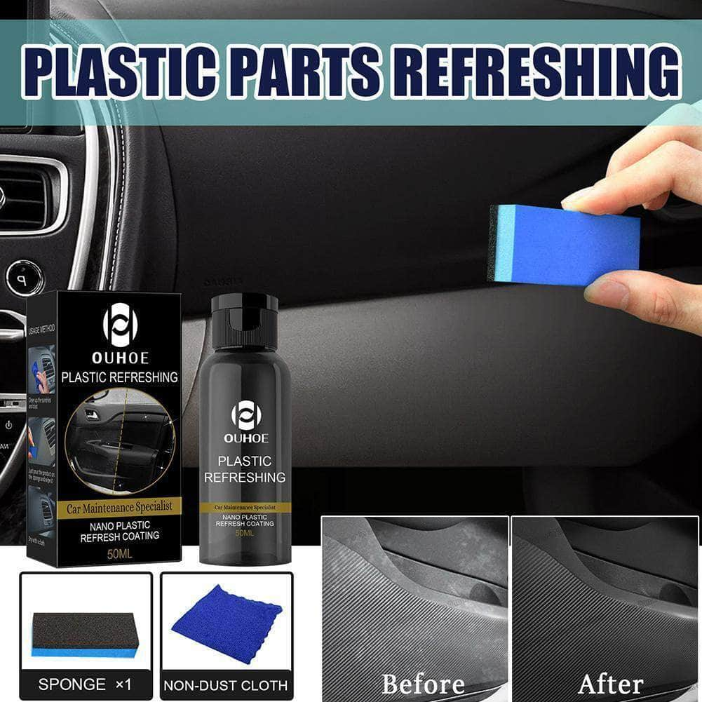 Car Plastic Revitalizing Coating Nano Plastic Parts Refurbish Agent 30ML/50ML7