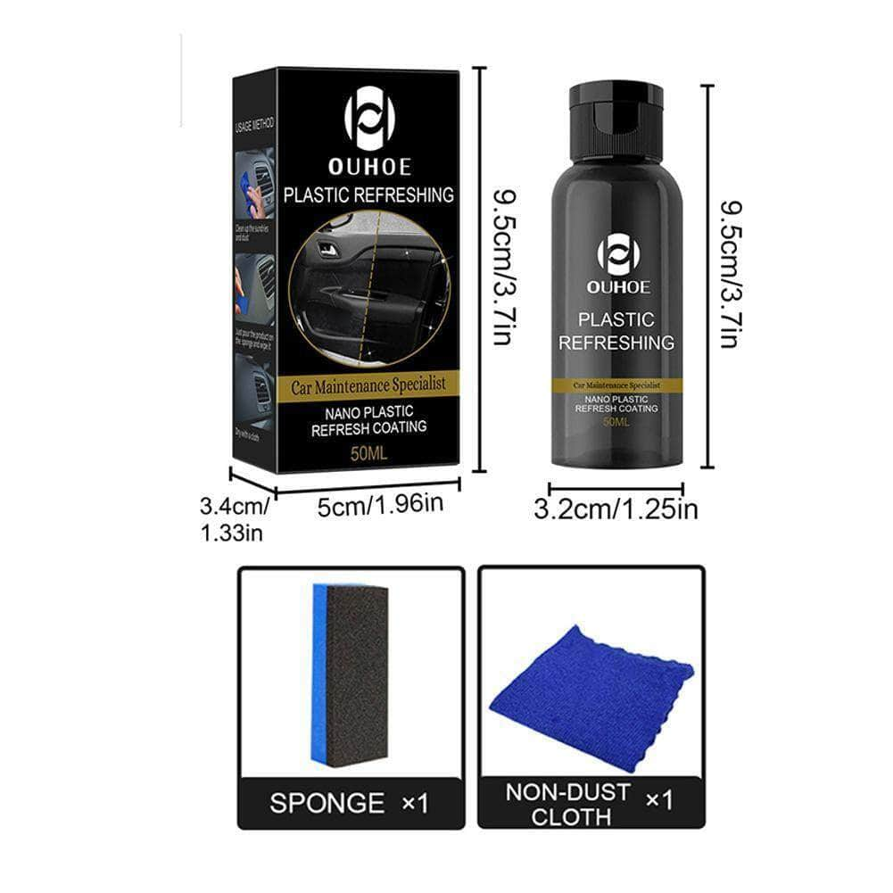 Car Plastic Revitalizing Coating Nano Plastic Parts Refurbish Agent 30ML/50ML7