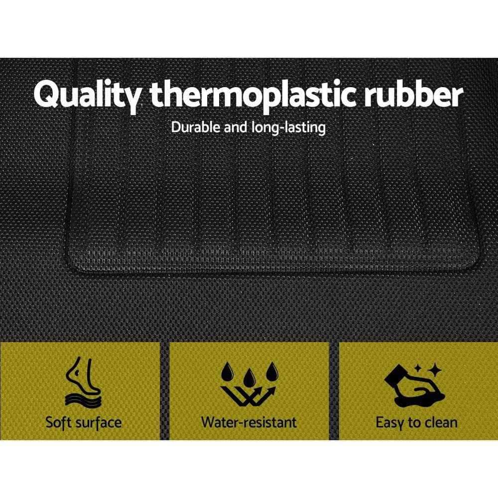 Car Rubber Floor Mats Compatible For Tesla Model 3 Front Rear