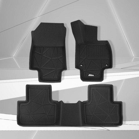 Car Rubber Floor Mats Front And Rear Compatible For Toyota Rav4 2019-2022