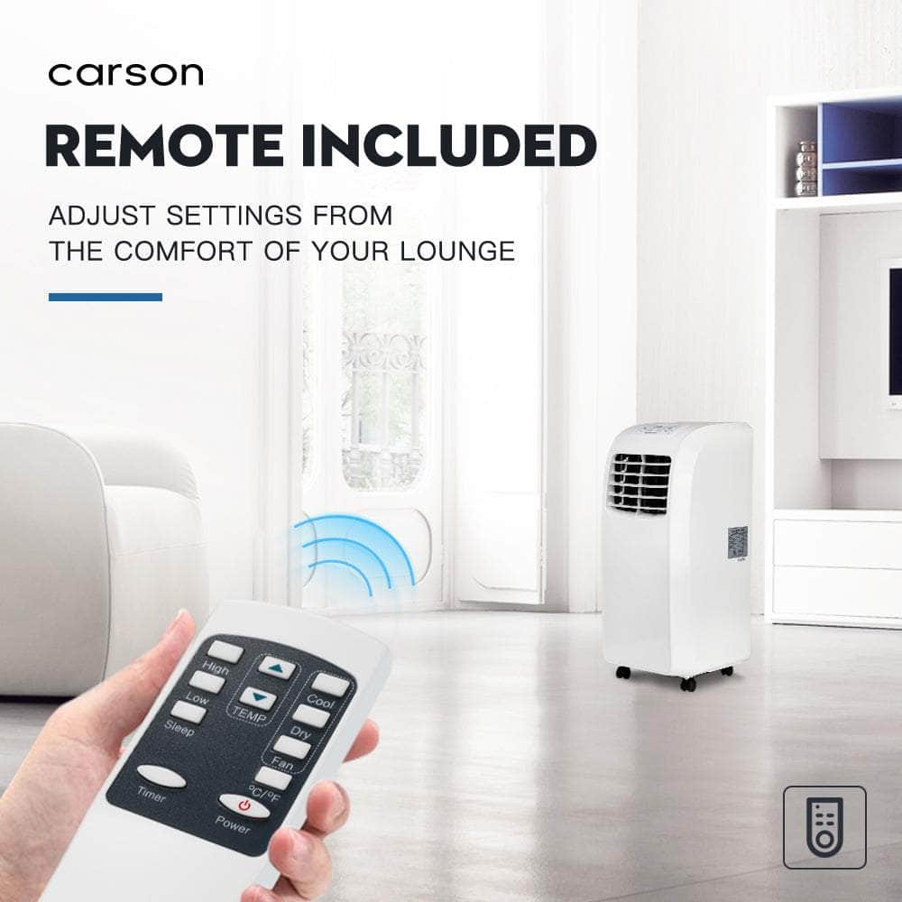 Carson 3-In-1 Portable Air Conditioner Dehumidifier Fan Cooler Aircon 7000 Btu