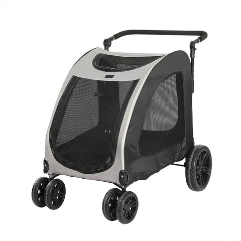 Cat and Dog Carrier: Foldable Pram with 50kg Capacity