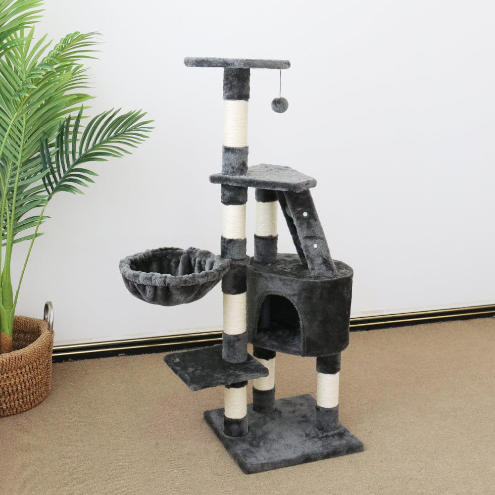 Cat's Equanimity Scratching Post - 40x40x119cm