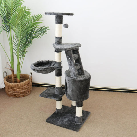 Cat's Equanimity Scratching Post - 40x40x119cm