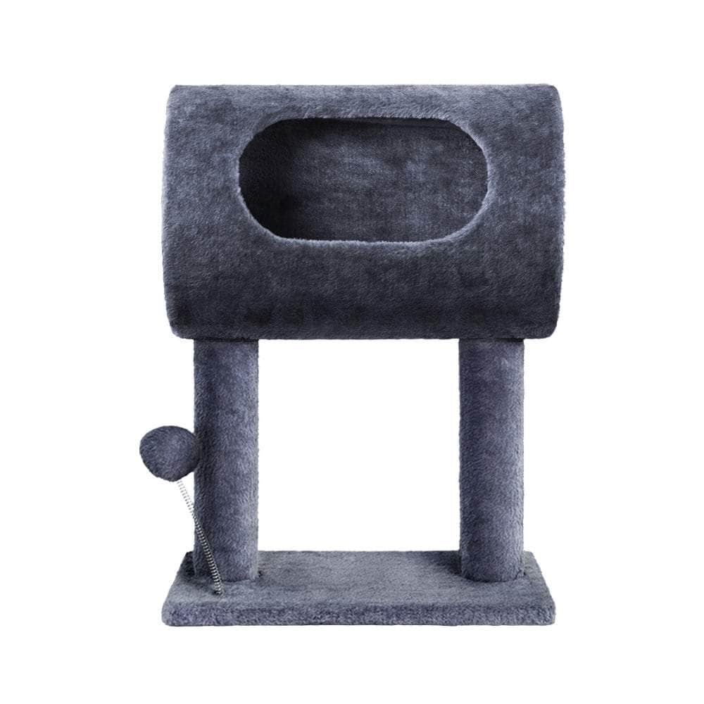 Cat Tree 53cm Scratching Post Tower Scratcher Wood Condo House Trees Grey